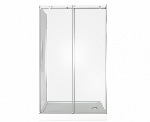Душ.ограждение GOOD DOOR PUERTA WTW-140-С-СH Прямое стекло Прозрач (б/поддона и автослива) (1 часть - WTW-140)
