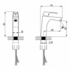 LM4537C Unit Смеситель для умывальника, монолитный, хром LEMARK