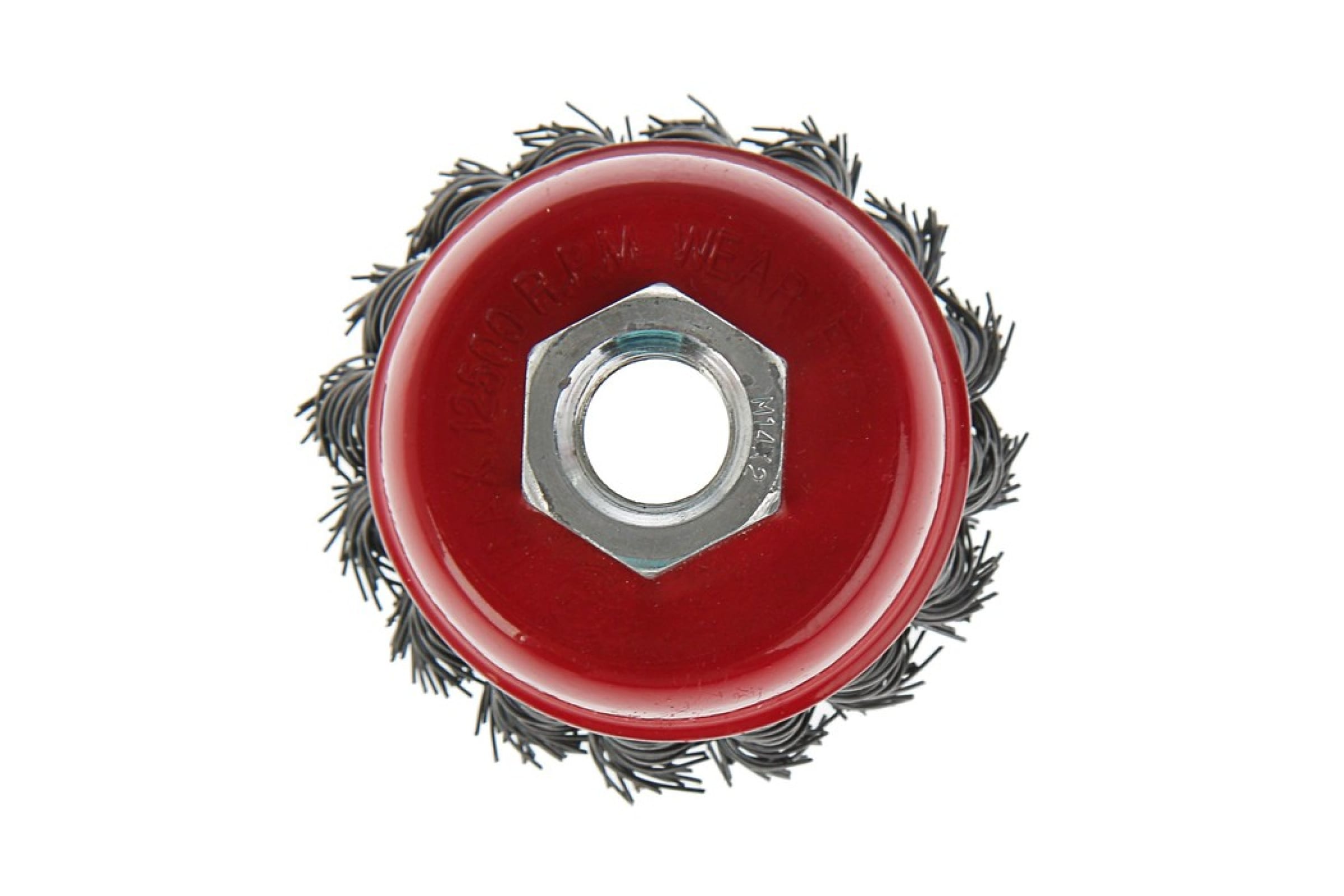 Щетка металлическая для УШМ LOM, крученая проволока, "чашка", М14, 65 мм 2767950