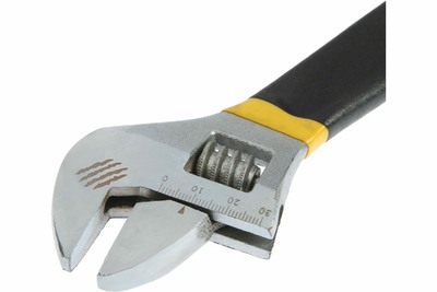 Ключ разводной ТУНДРА, обрезиненная рукоятка, 250 мм 1647013