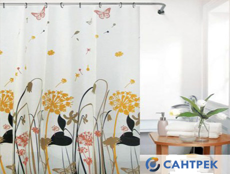 Приблизьте весну новыми шторками для ванной Zalel в цветочной и морской расцветках