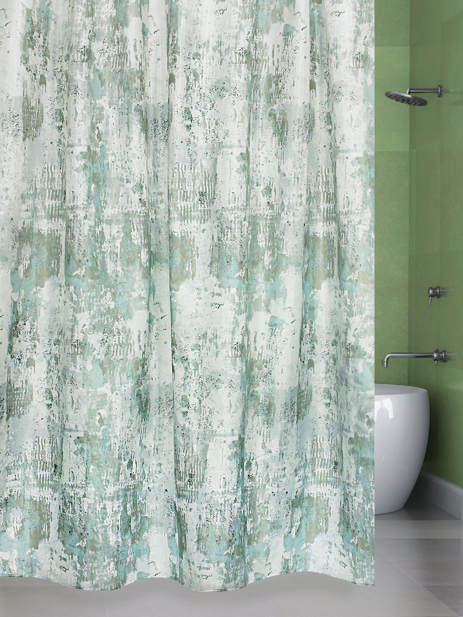 зеленая шторка для ванной, шторка BATH, аксессуар для ванной, купить шторы для ванной оптом